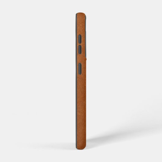 Einfache Ledergoldmonogramm Samsung Galaxy Hülle (Rechte Seite)