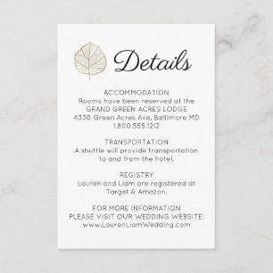 Einfache leere Verschlusskarte Begleitkarte