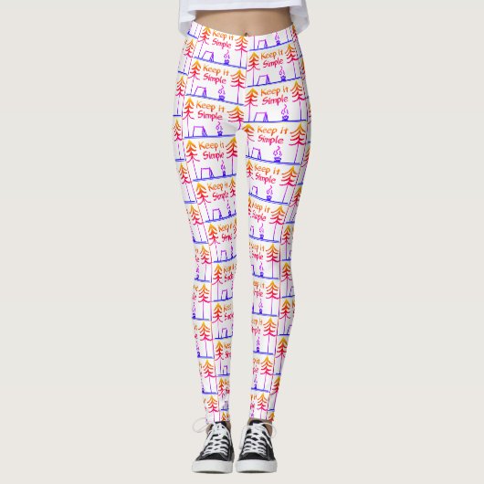 Einfache Leggings (Vorderseite)