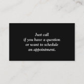 Einfache Lehren aus der Gitarre Visitenkarte (Rückseite)