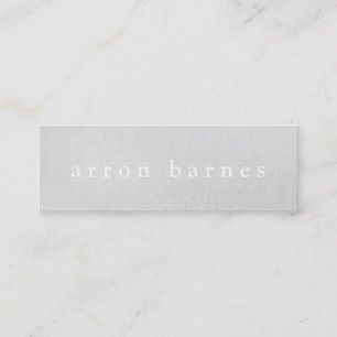 Einfache leichte GrEy Moderner Minimalistischer De Mini Visitenkarte