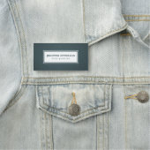 Einfache Leinwand Namensschild (Beispiel)