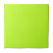 Einfache Lemon Limette grüne Solid-Farbe Fliese (Vorderseite)