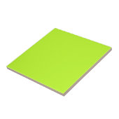 Einfache Lemon Limette grüne Solid-Farbe Fliese (Seite)