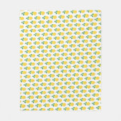 Einfache Lemonen Fleecedecke (Vorderseite)