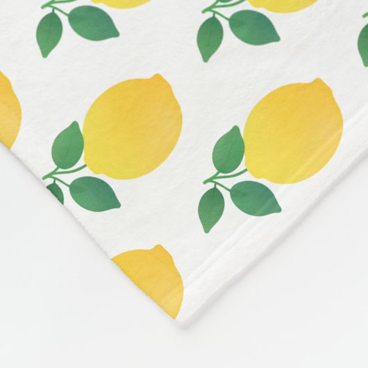Einfache Lemonen Fleecedecke (Ecke)