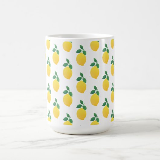 Einfache Lemonen Kaffeetasse (Mittel)