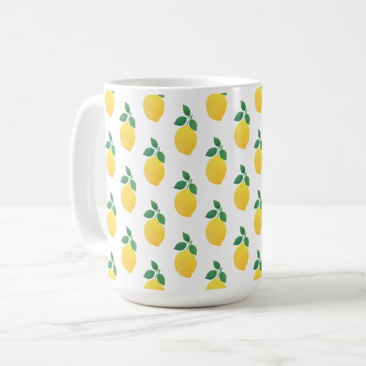 Einfache Lemonen Kaffeetasse (Vorderseite Links)