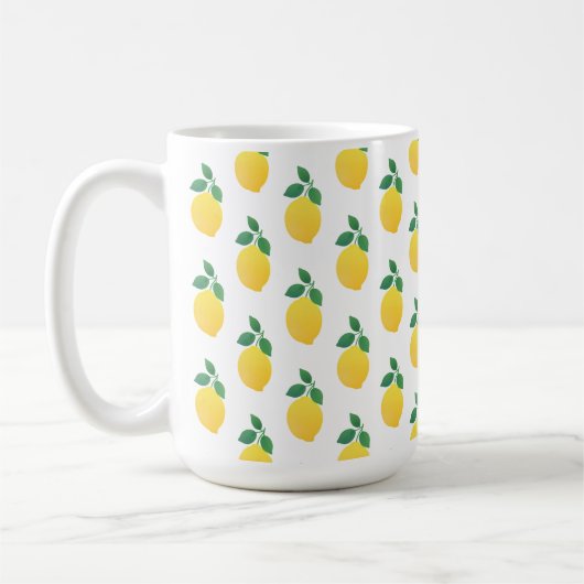 Einfache Lemonen Kaffeetasse (Links)