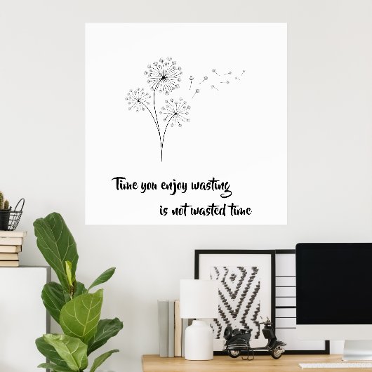 Einfache Leuchte Kunst... Poster (Heimbüro)