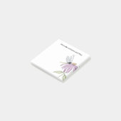 Einfache Libellen-Kegelblume Post-it Klebezettel (angewinkelt)