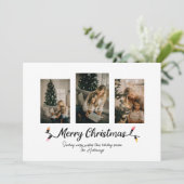 Einfache Lichterketten 3 Fotos Weihnachten (Stehend Vorderseite)