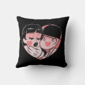 Einfache Liebe Couple Kissen - Romantisches Gesche (Rückseite)