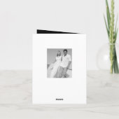 Einfache Liebe & Dank 5 Multi-Foto Moderne Hochzei Dankeskarte (Rückseite)