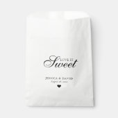 Einfache Liebe ist Sweet Gastgeschenk Hochzeit Bag Geschenktütchen (Vorderseite)