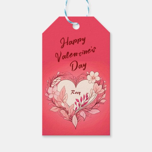 Einfache Liebe mit individuelle Name Geschenkanhänger (Vorderseite)