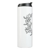 Einfache Liebe Skript Botanische Krustenpaare Gesc Thermosbecher (Nach links gedreht)