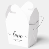 Einfache Liebe Skript Hochzeit benutzerdefiniert C Geschenkschachtel (Geöffnet)