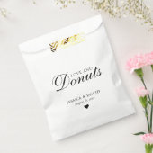 Einfache Liebe und Donuts Gastgeschenk Hochzeit Ba Geschenktütchen (Versiegelt)