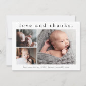 Einfache Liebe und vielen Dank für die Ankündigung (Vorderseite)