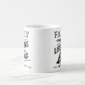 Einfache Liebe Wärme Zitat Familienweißer Schwarz Kaffeetasse (Mittel)