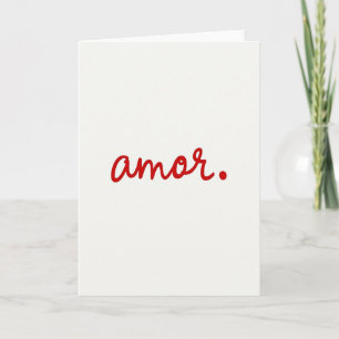 Einfache Liebeskarte Amor Karte