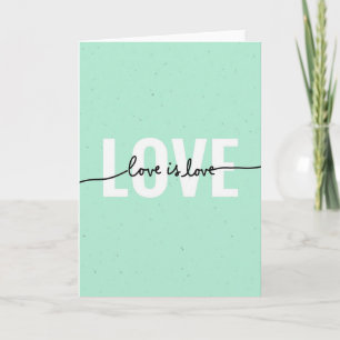 Einfache Liebeskarte Karte