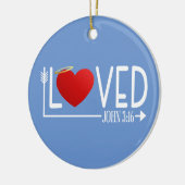 Einfache liebte Bibel Verse Valentine | Ornament (Links)