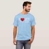 Einfache liebte Bibel Verse Valentine | T-Shirt (Vorne ganz)
