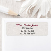 Einfache Lila Bezeichnung der weißen Struktur (Insitu)