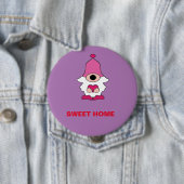 EINFACHE LILA GENOMMEN SWEET ZUHAUSE MAGNET BUTTON (Beispiel)