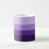Einfache Lila Gradient Moderne Ästhetik Kaffeetasse (Mittel)