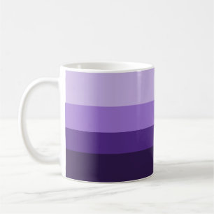 Einfache Lila Gradient Moderne Ästhetik Kaffeetasse