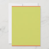 Einfache Lila Hochzeitsempfehlung Einladung (Rückseite)