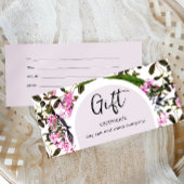 Einfache Lila klassische Geschenkgutschrift