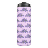 Einfache Lila Lavendel-Blume Thermosbecher (Vorderseite)