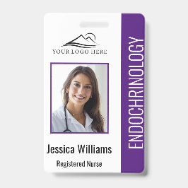 Einfache Lila Pflege Ausweis