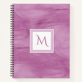 Einfache Lila, subtile Marmorverkleidung Modernes  Notizbuch