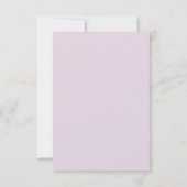 Einfache Lila und Red UAWG Online QR-Codekarte RSVP Karte (Rückseite)