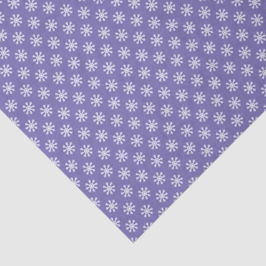Einfache Lila und weiße Schneeflocke Seidenpapier (Ausschnitt)