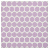Einfache Lilac-Kreise Muster auf Weiß Stoff (Muster)