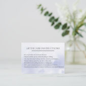 Einfache Lilac Lash Extension Microblblading After Visitenkarte (Stehend Vorderseite)