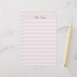 Einfache Linde Personalisiert Stationery : Dusty R Briefpapier