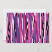 EINFACHE LINIEN 16 . Geburtstag 16 Einladung (Rückseite)