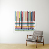 Einfache Linien Abstrakt Art Colorado Wandteppich (Beispiel)