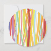 EINFACHE LINIEN Bat Bar Mitzvah Einladung (Rückseite)