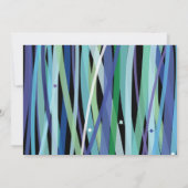 EINFACHE LINIEN Bat Bar Mitzvah Einladung (Rückseite)