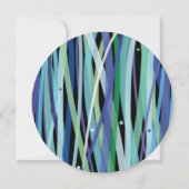 EINFACHE LINIEN Bat Bar Mitzvah Einladung (Rückseite)