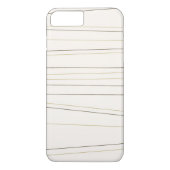 Einfache Linien Case-Mate iPhone Hülle (Rückseite)