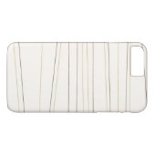 Einfache Linien Case-Mate iPhone Hülle (Rückseite (Horizontal))